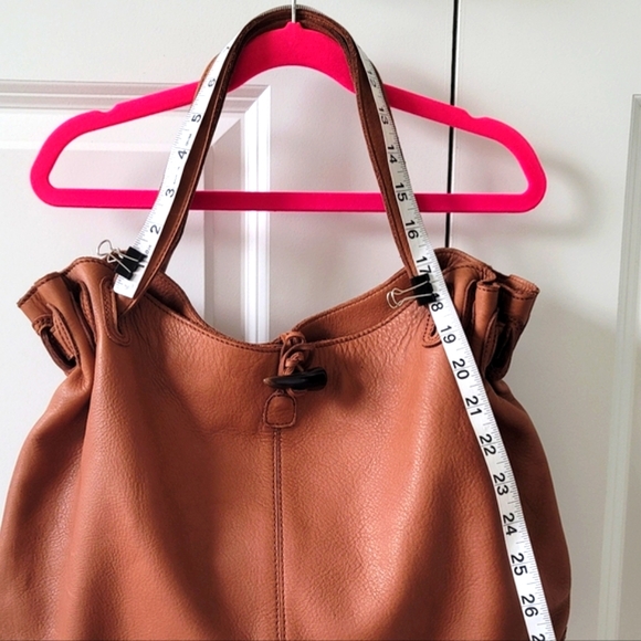 NWOT Old Navy Brown Leather Tote Bag - Picture 11 of 12